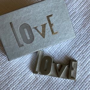 Vilmain made is USA love paperweight/ keepsake